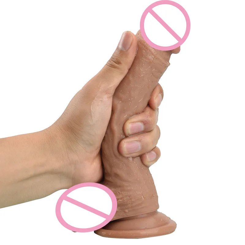 Soft Waterproof Adult Realistic Dildo